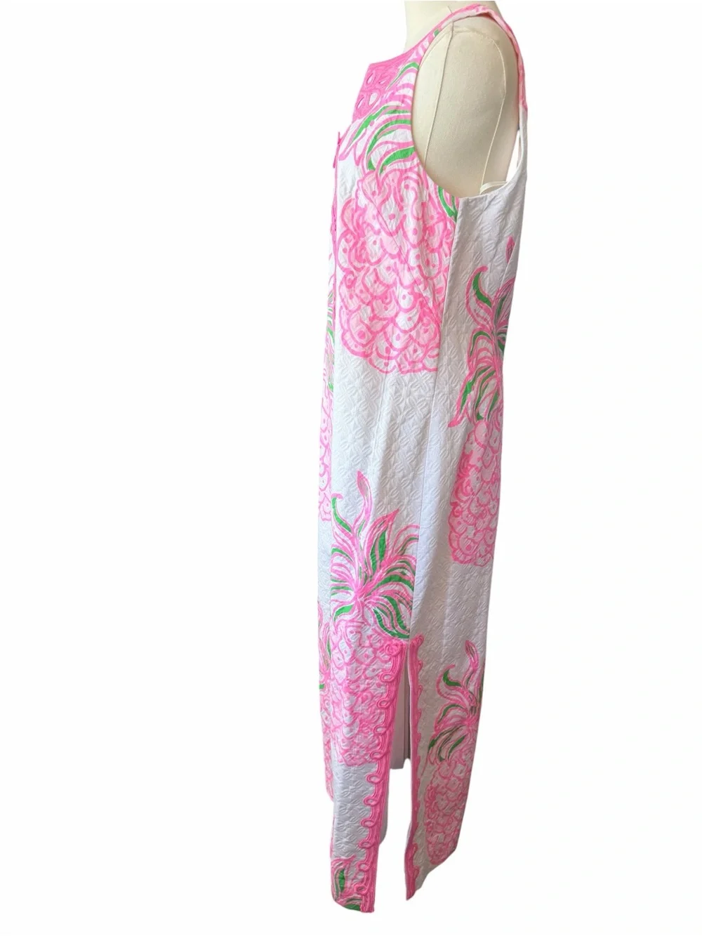 L Lilly Pulitzer MARLEIGH STRETCH MAXI SHIFT DRESS Size 8 - Picture 2 of 8
